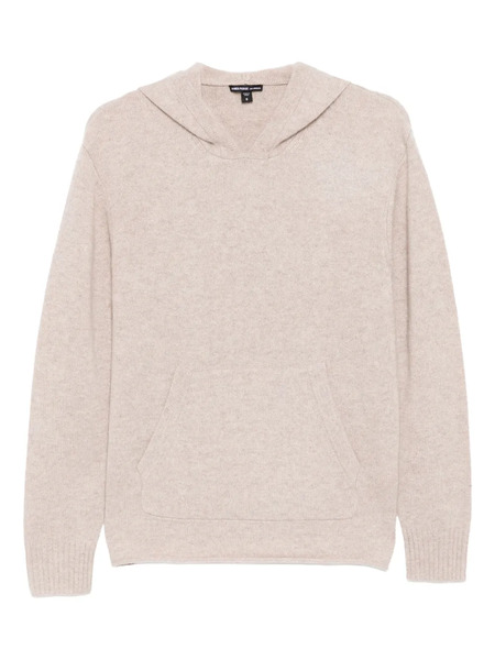  James Perse Cashmere Hooed Pullover - Neutrals 