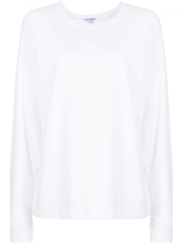 James Perse French-terry Crewneck Sweatshirt - White 