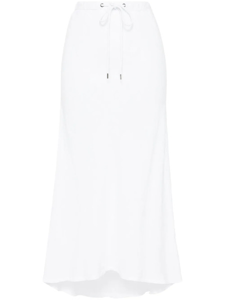 James Perse Linen Midi Skirt - White 