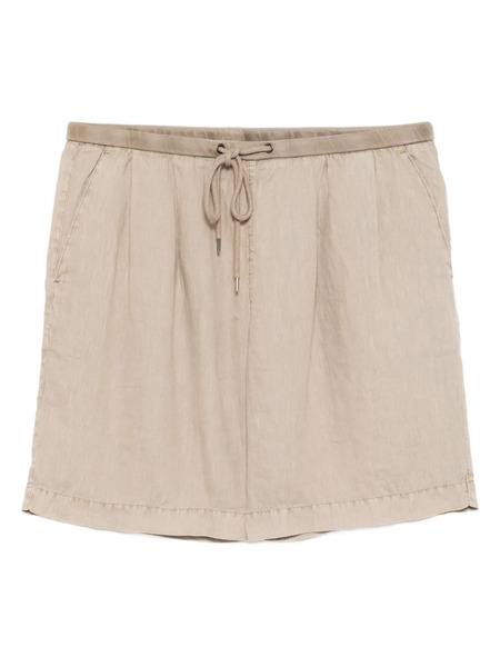  James Perse Pleated Bermuda Shorts - Brown 