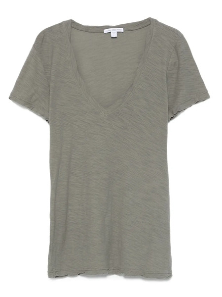  James Perse V-neck Short-sleeved T-shirt - Green 