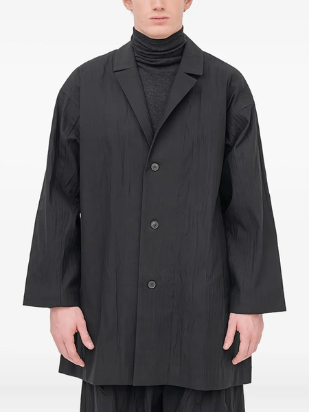  Jan Jan Van Essche Button-fastening Coat - Black 