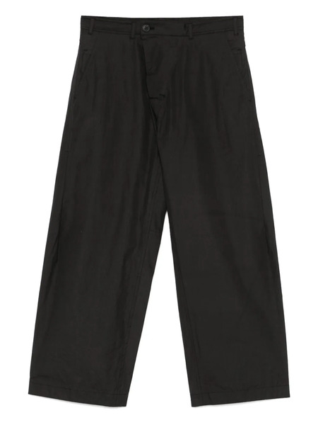  Jan Jan Van Essche Cotton Trousers - Black 