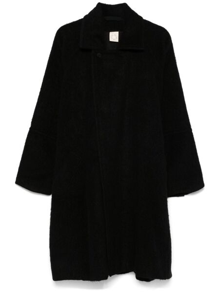  Jan Jan Van Essche Double-breasted Coat - Black 