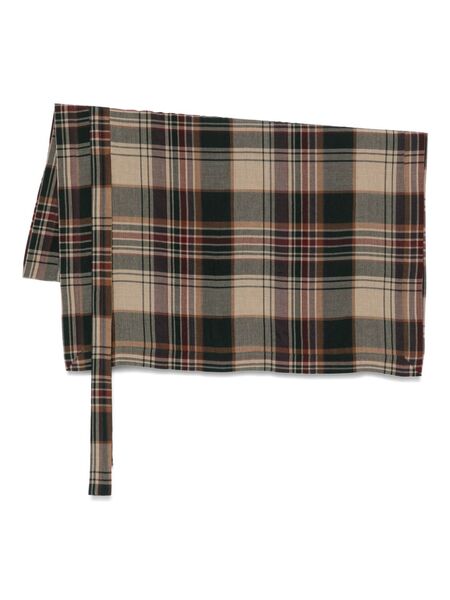  Jan Jan Van Essche Madras-check Scarf - Green 