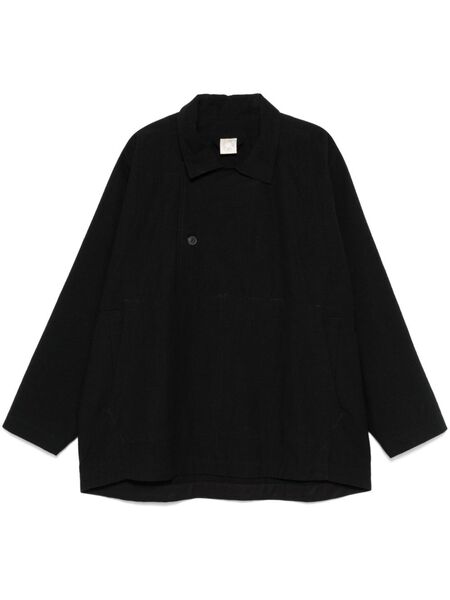  Jan Jan Van Essche Twill Shirt Jacket - Black 