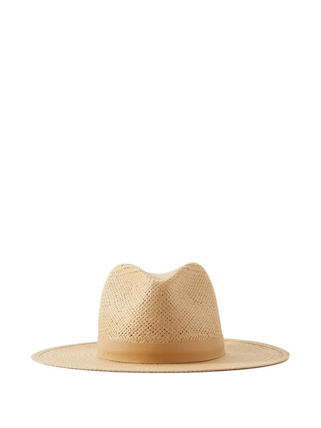  Janessa Leone Woven Fedora Hat - Neutrals 