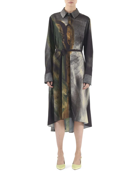  Jason Wu Collection Belted Shirt Dress - Black 