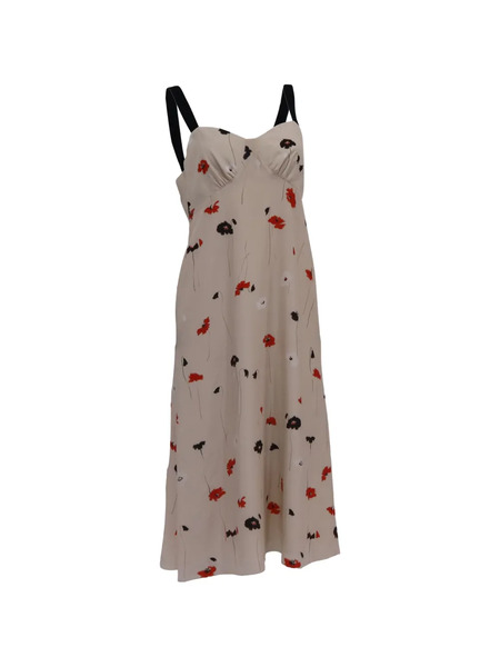  Jason Wu Floral-print Sleeveless Midi Dress - Neutrals 