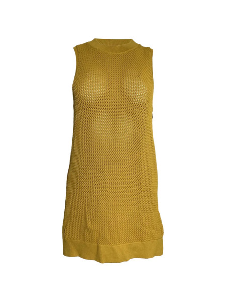  Jason Wu Pointelle-knit Top - Yellow 