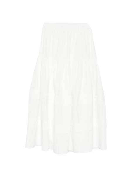  Jcsophie Luxor Elasticated Tiered Maxi Skirt - White 