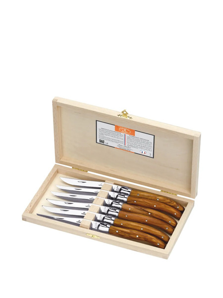  Jean Dubost Laguiole Premium Knife (set Of Six) - Brown 