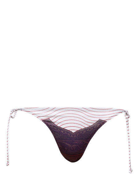 Jean Paul Gaultier Cartouche Bikini Bottoms - Purple 