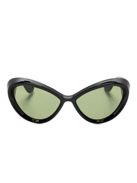  Jean Paul Gaultier Cat-eye Frame Sunglasses - Black 