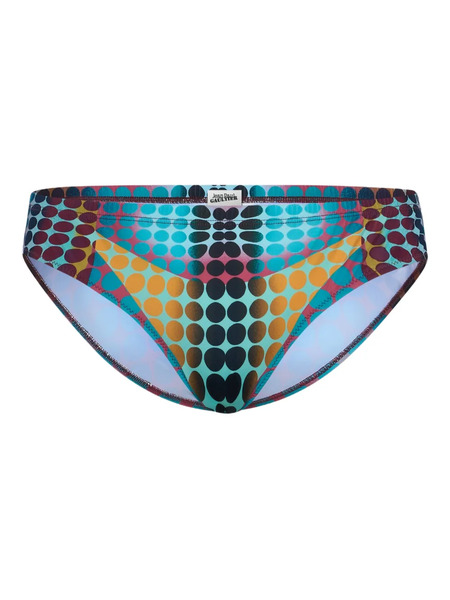  Jean Paul Gaultier Dots-printed Swim Brief - Blue 