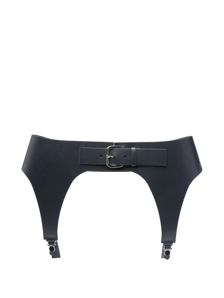 Jean Paul Gaultier Leather Garter Belt - Blue 
