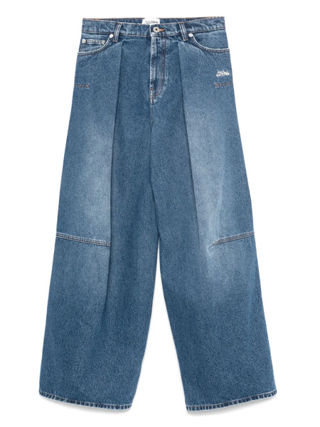  Jean Paul Gaultier Logo-embroidered Jeans - Blue 