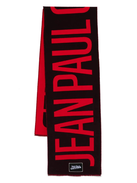  Jean Paul Gaultier Logo-print Scarf - Red 