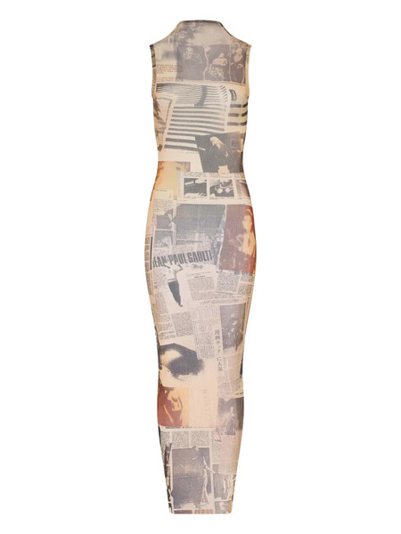  Jean Paul Gaultier Open-back Maxi Dress - Neutrals 