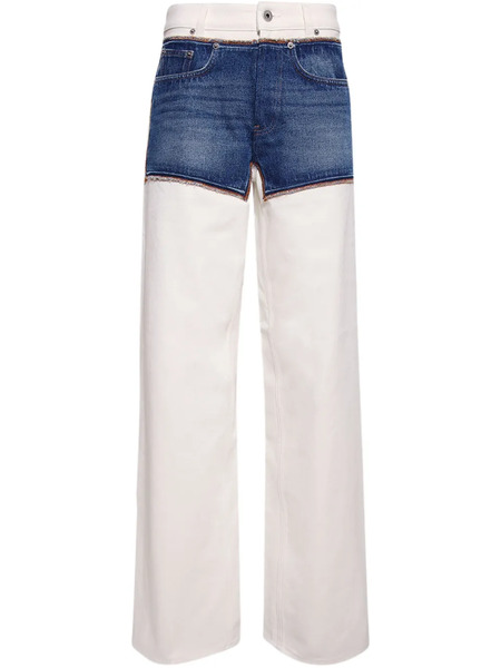  Jean Paul Gaultier Petit Grand Panelled Jeans - Neutrals 