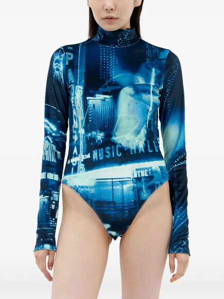  Jean Paul Gaultier Pigalle Bodysuit - Blue 