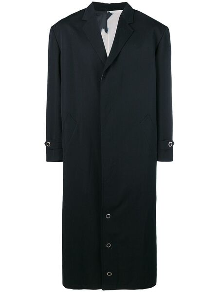  Jean Paul Gaultier Pre-owned 1987 Oversized Long Coat - Black 