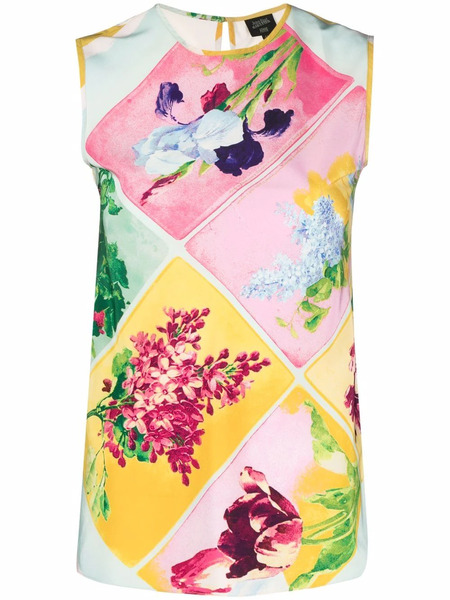  Jean Paul Gaultier Pre-owned 2000s Floral-print Vest - Pink 