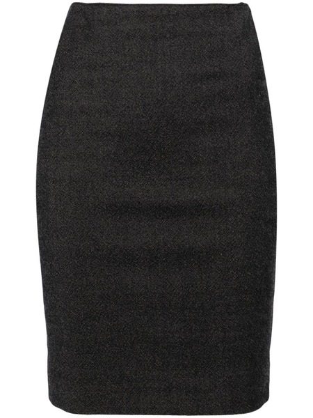  Jean Paul Gaultier Pre-owned 1990s Wool Pencil Skirt - Grey 