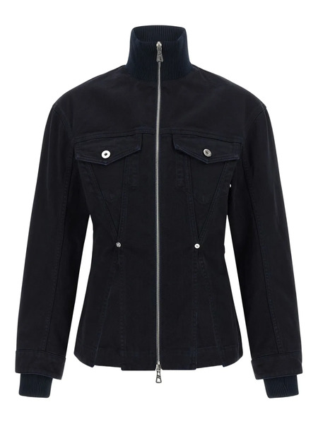  Jean Paul Gaultier Slit Denim Jacket - Blue 