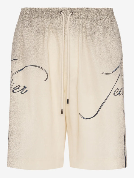  Jean Paul Gaultier Tattoo Deck Shorts - Neutrals 