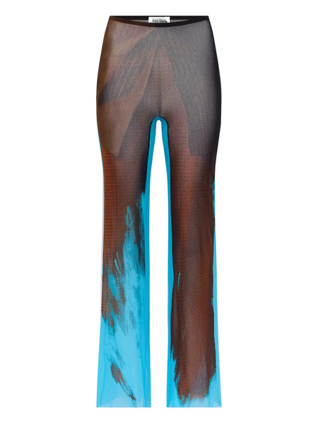  Jean Paul Gaultier Tennis Elasticated-waist Trousers - Brown 