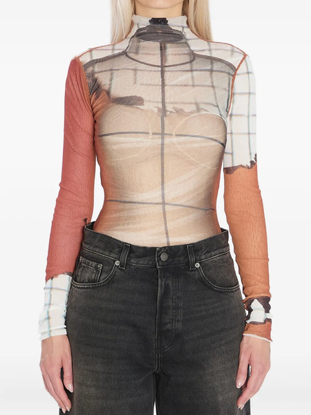  Jean Paul Gaultier The Fire Bodysuit - Orange 