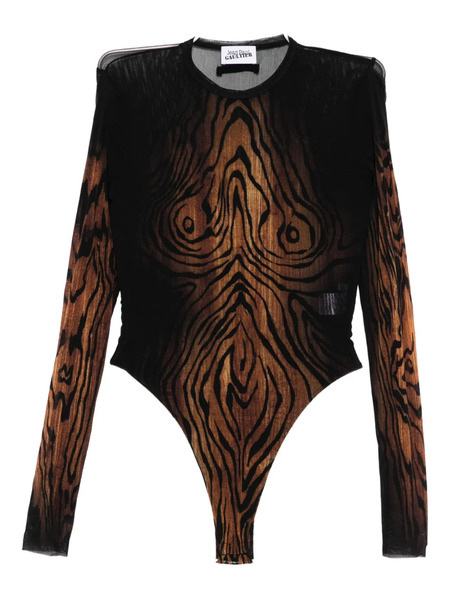  Jean Paul Gaultier The Wood Bodysuit - Brown 