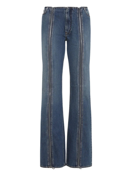  Jean Paul Gaultier Zip-detail Jeans - Blue 