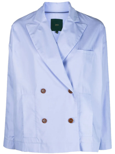  Jejia Charlotte Double-breasted Blazer - Blue 