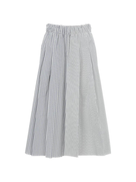  Jejia Striped Drawstring Trousers - White 