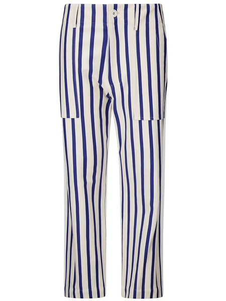  Jejia Striped Trousers - White 