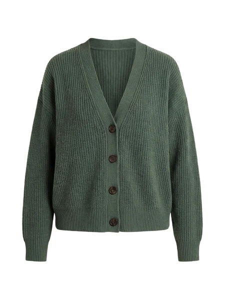  Jenni Kayne Button Ribbed Cardigan - Green 
