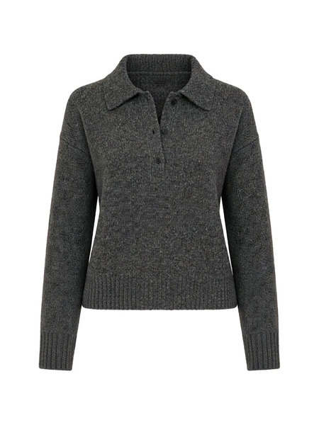  Jenni Kayne Collared Polo Top - Grey 