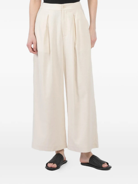  Jenni Kayne Pleated Relaxed Palazzo Pants - Neutrals 