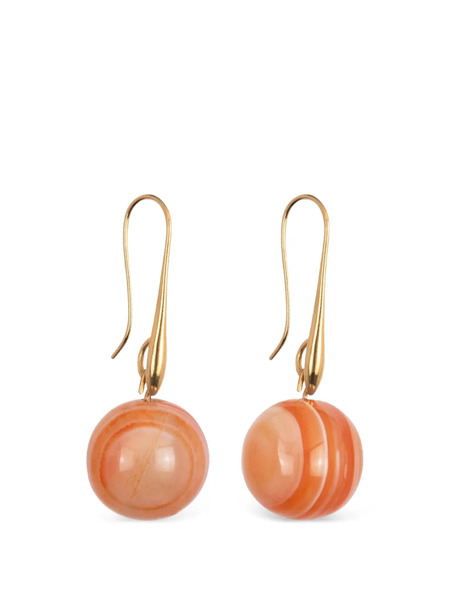  Jennifer Behr Agate Drop Earrings - Gold 