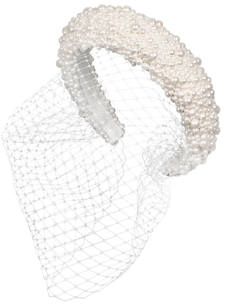  Jennifer Behr Bailey Headband - White 