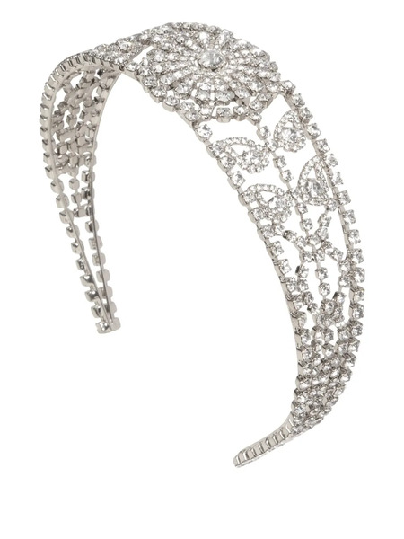  Jennifer Behr Clarabow Crystal Headband - Silver 