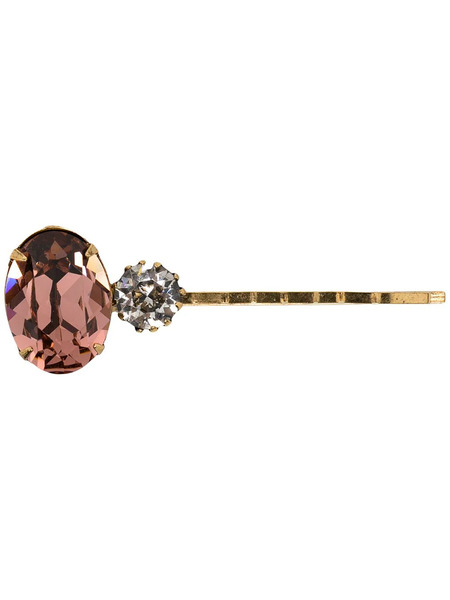 Jennifer Behr Crystal-embellished Hair Pin - Gold 