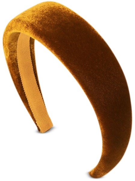  Jennifer Behr Kate Velvet Headband - Brown 