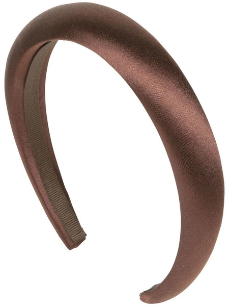  Jennifer Behr Tori Satin Headband - Brown 