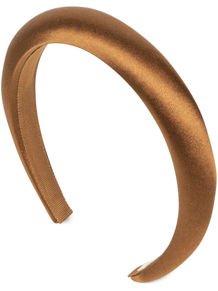  Jennifer Behr Tori Silk Headband - Brown 