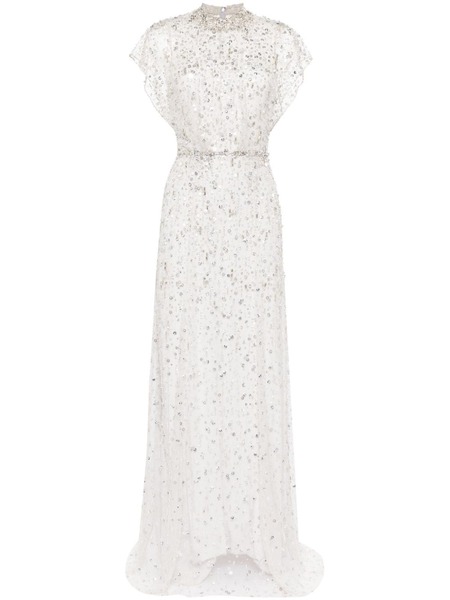  Jenny Packham Crystal Drop Gown - Grey 