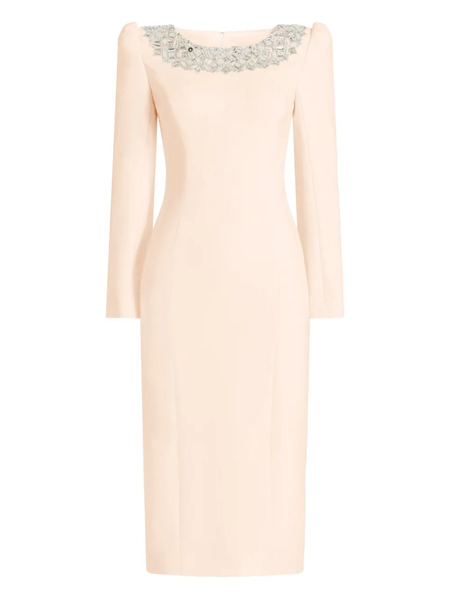  Jenny Packham Jacquetta Beaded Midi Dress - Neutrals 