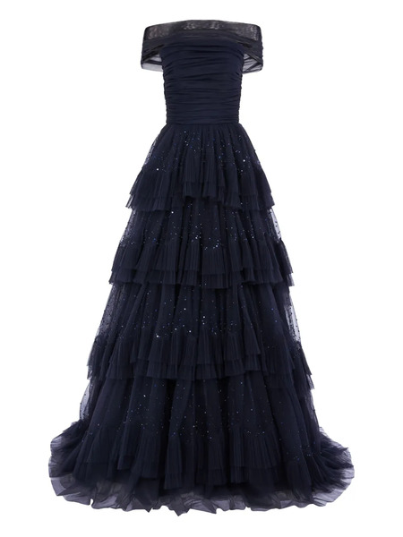  Jenny Packham Queenie Maxi Dress - Blue 